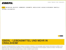 Tablet Screenshot of eberl-crailsheim.de